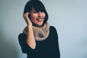 herringbone cowl
